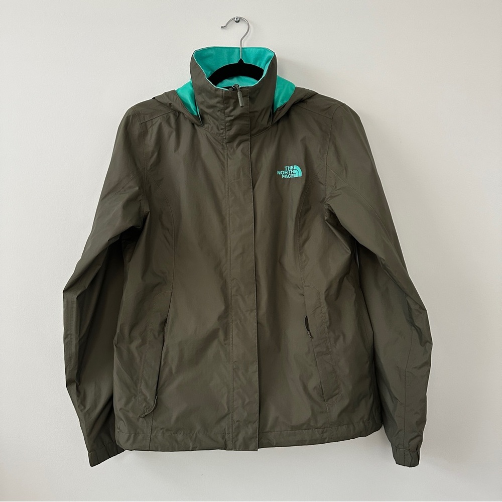 The North Face Alta Vista DryVent Jacket Olive Green Rain Coat Women’s Size S
